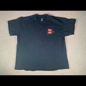 John Wayne Shirt Mens Size XXL Courage Strength Grit Graphic Tee Black Cotton